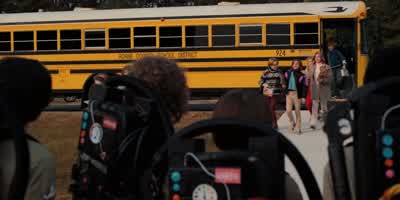 Why is no one else wearing costumes? - Stranger Things
