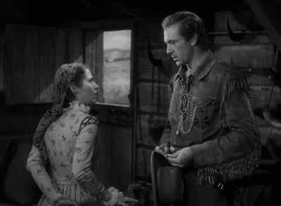 Why is it you aren't
going, Mr. Hickok? - The Plainsman
