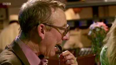 Why is it that men felt the need to test themselves with the curry? - Back in Time for Dinner