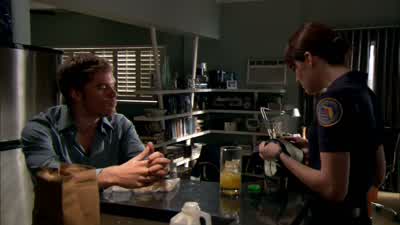Why is it we never talk brother sister stuffOur dad was a cop You're a cop I work for the copsFor us this is brother sister stuff - Dexter