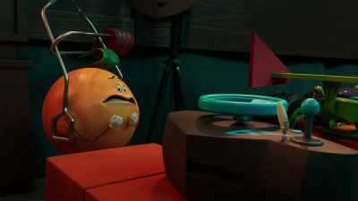 Why is Julius chained up
and begging for help? - Sausage Party: Foodtopia