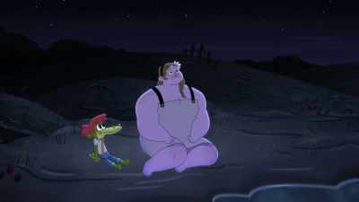 Why not? Those big old waves
put me right to sleep. - Arlo the Alligator Boy