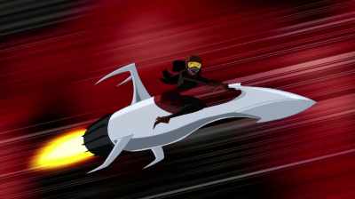 Why pay outrageous
space cabbie rates - Justice League Action