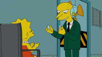 Why should I do anything to keep this
knuckle-dragging palookaville beautiful, - The Simpsons: The Past and the Furious