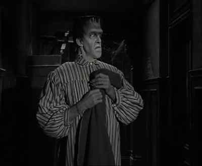 Why should I have to spend
the night on a short, lumpy sofa? - The Munsters