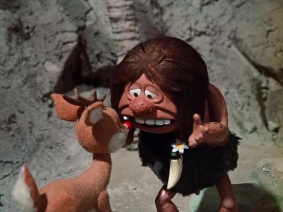 Why for the edges on your mouth go down not up - Rudolph's Shiny New Year