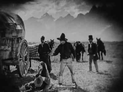" Why the low-down hoss-thieves! " - 3 Bad Men