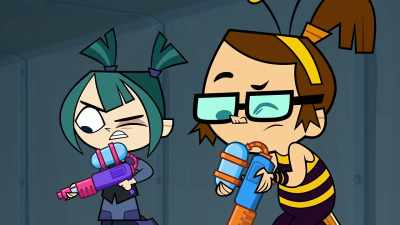 - Why vinegar?
- 'Cause, well... science. - Total DramaRama