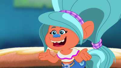 Why, we'd have enough
to fill a big 'ol glitter wave
pool! - Trolls: TrollsTopia