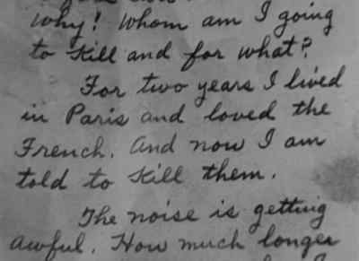 "Why?
Whom am I going to kill and for what? - Broken Lullaby