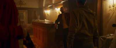 Why would a decorated officer
hole up here as a doorman? - The Doorman