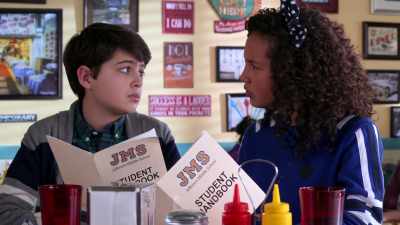 Why would anyone
ban oversized clothing? - Andi Mack