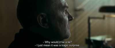 - Why would it be a lie?
- I just mean it was a tragic surprise. - The Marco Effect