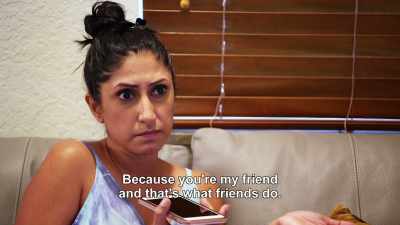 Why would you do that?"
And I'm like-- - Family Karma