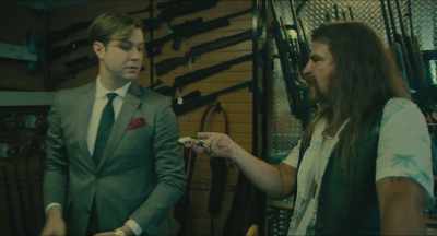 - Why you so grumpy?
- Here, on the house. - Killing Gunther