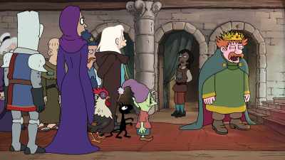 Why you... I oughta...
If I weren't so fat, I'd-- - Disenchantment