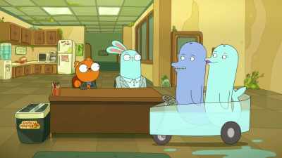 Why'd you have to bring
my old sippy cup, Bar?
It's embarrassing. - Kiff