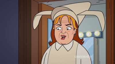 - Why're you looking at me like that?
- I'm done looking. - Corner Gas Animated