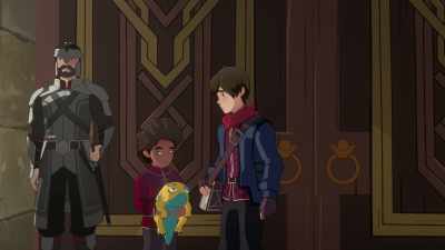 Why's he sending us away?
Something's wrong. - The Dragon Prince