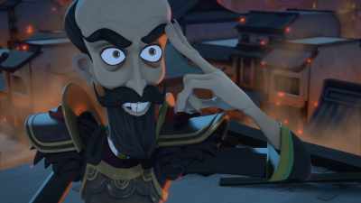 Wielding the knife
with my sharp, focused mind... - Gremlins: Secrets of the Mogwai