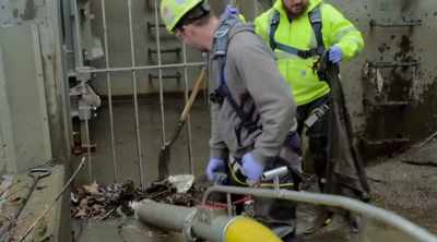 Wigs, used condoms, - Sewer Divers