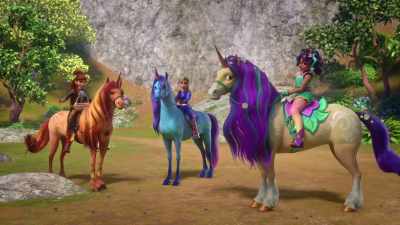 -[Wildstar whinnies]
-Sh, sh, sh, sh. - Unicorn Academy