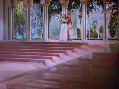 Will you be here in the garden
tomorrow at the same hour? - The Thief of Bagdad
