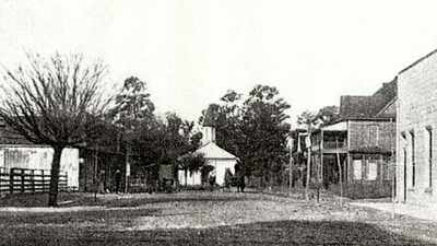 [Will] Bluffton peaked
in population in 1900. - Food and Country