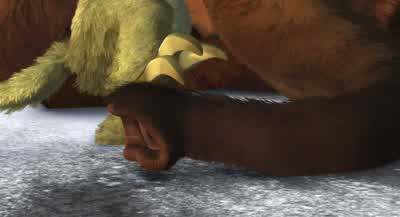 You're OK Why did you do thatYou could have died trying to save meThat's what you do in a herd You look out for each otherWell thanks - Ice Age