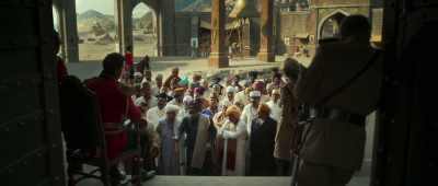 Will that demon's shadow
fall on our festival? - Shamshera