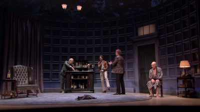 Will fall forever. Because you've changed the subject.
For the last time - National Theatre Live: No Man's Land