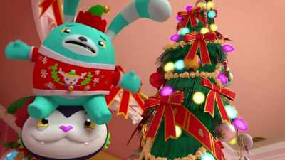 ♪ Will give a special
Christmas cheer ♪ - Abby Hatcher