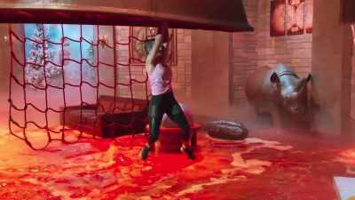 Will Kayleigh be able to succeed
where the Bros have failed? - Floor Is Lava