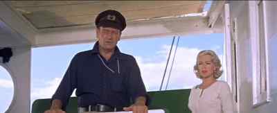 Will you kindly stay off the bridge
and in your cabin. - The Sea Chase