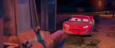 Will you stop that Stop whatDriving backwards It's creeping me out You're gonna wreckWreck Shoot I'm the world's best backwards driverYou just watch this right here lover boy Wee hee - Cars