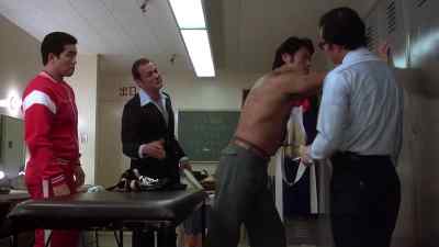 Will you tell him to calm down
and put on his gear, please? - The Bad News Bears Go to Japan