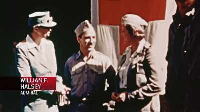 William Halsey:
SHE WENT INTO EVERY WARD - The Pacific War in Color