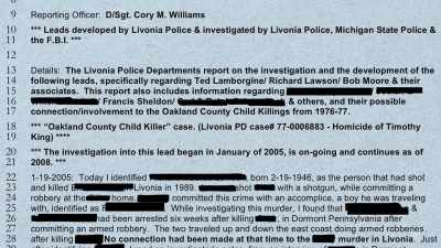 Williams:
WHEN LAWSON WAS ARRESTED, - Children of the Snow