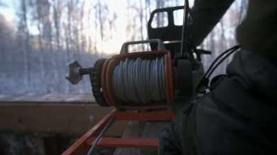 Winches and chainsaws
are nasty devices to use. - Life Below Zero: Next Generation
