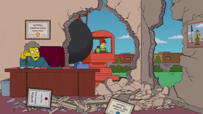 (wind blowing) - The Simpsons
