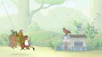 [wind gusting] - Frog and Toad