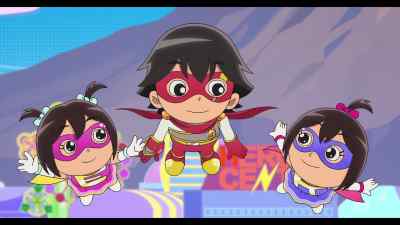 [wind whooshing] - Ryan's World the Movie: Titan Universe Adventure