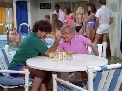 Winner takes Mary
Frances to dinner. - The Love Boat