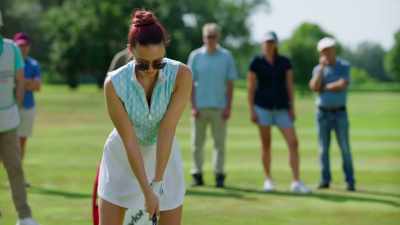 Winona Allison from the fairway
continuing to have a good day. - Love on the Right Course