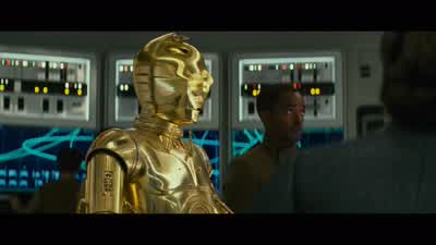 Wipe that nervous expression off your face, Threepio. - Star Wars: The Last Jedi