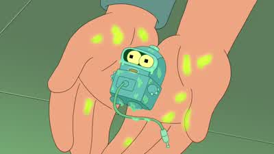 Wipe my tiny metal ass - Futurama