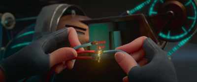 [wires sparking] - Hitpig!