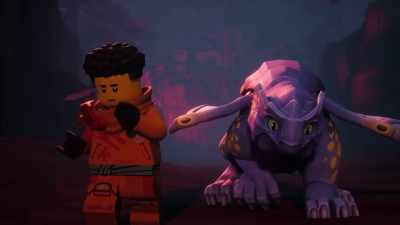 Wish someone made
a sign here that says, - LEGO Ninjago: Dragons Rising