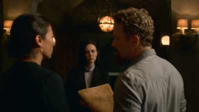 With a conference line,
and someone's always late. - The Order