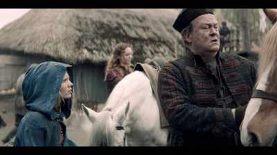 With a fast horse, - The Witcher